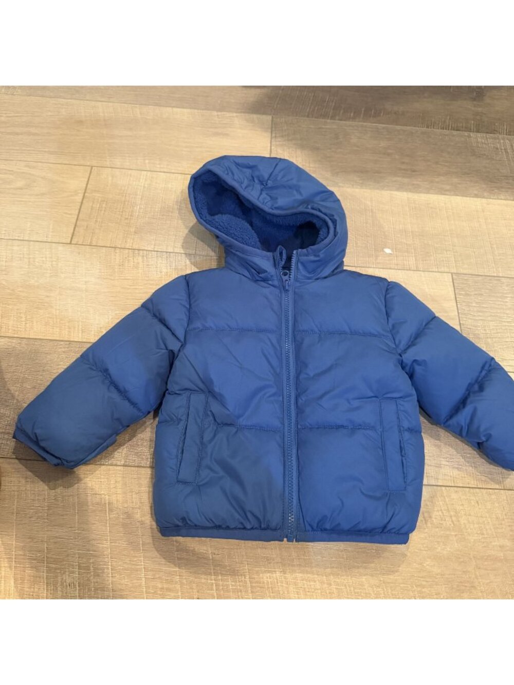 Swisstech Boys Hooded Blue Jacket Coat Size 18 Month